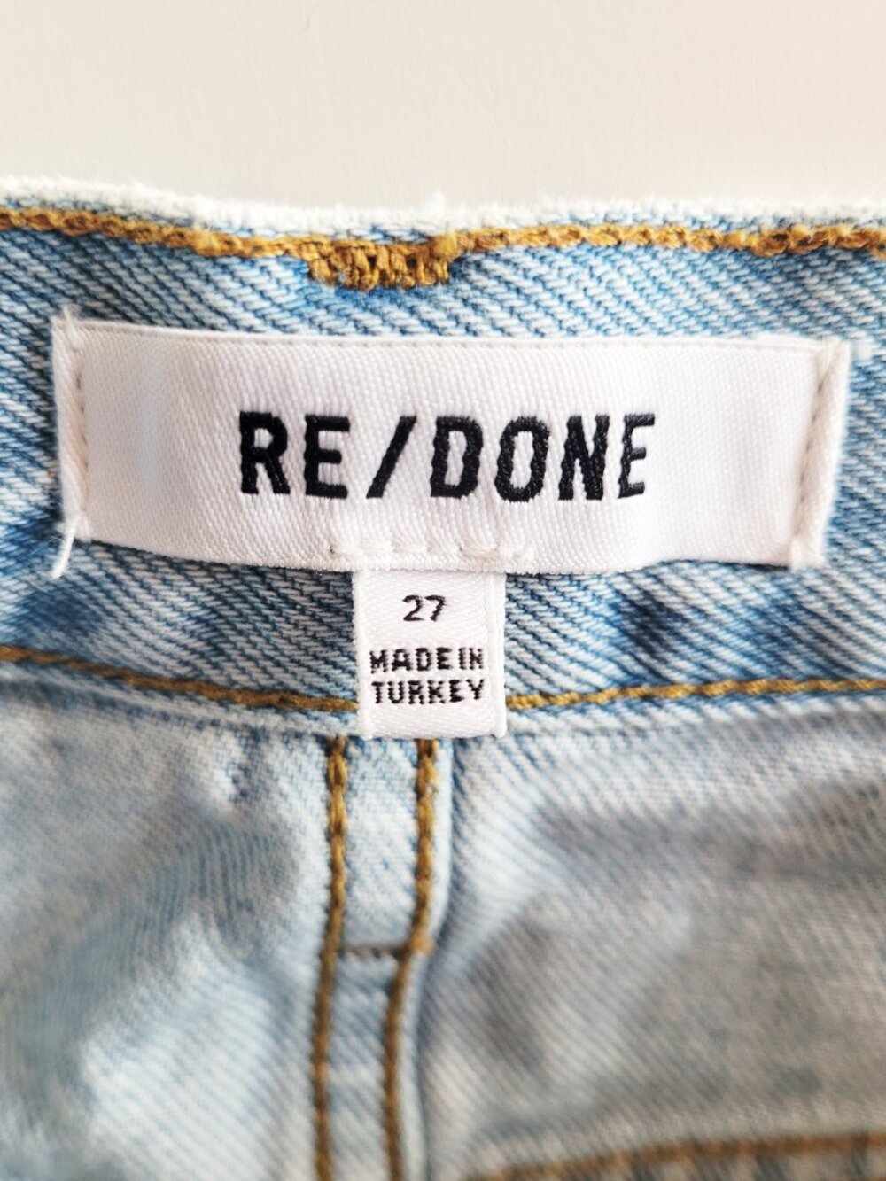 ReDone Light Blue Wide Jeans - Size 27 - Picture 5 of 10
